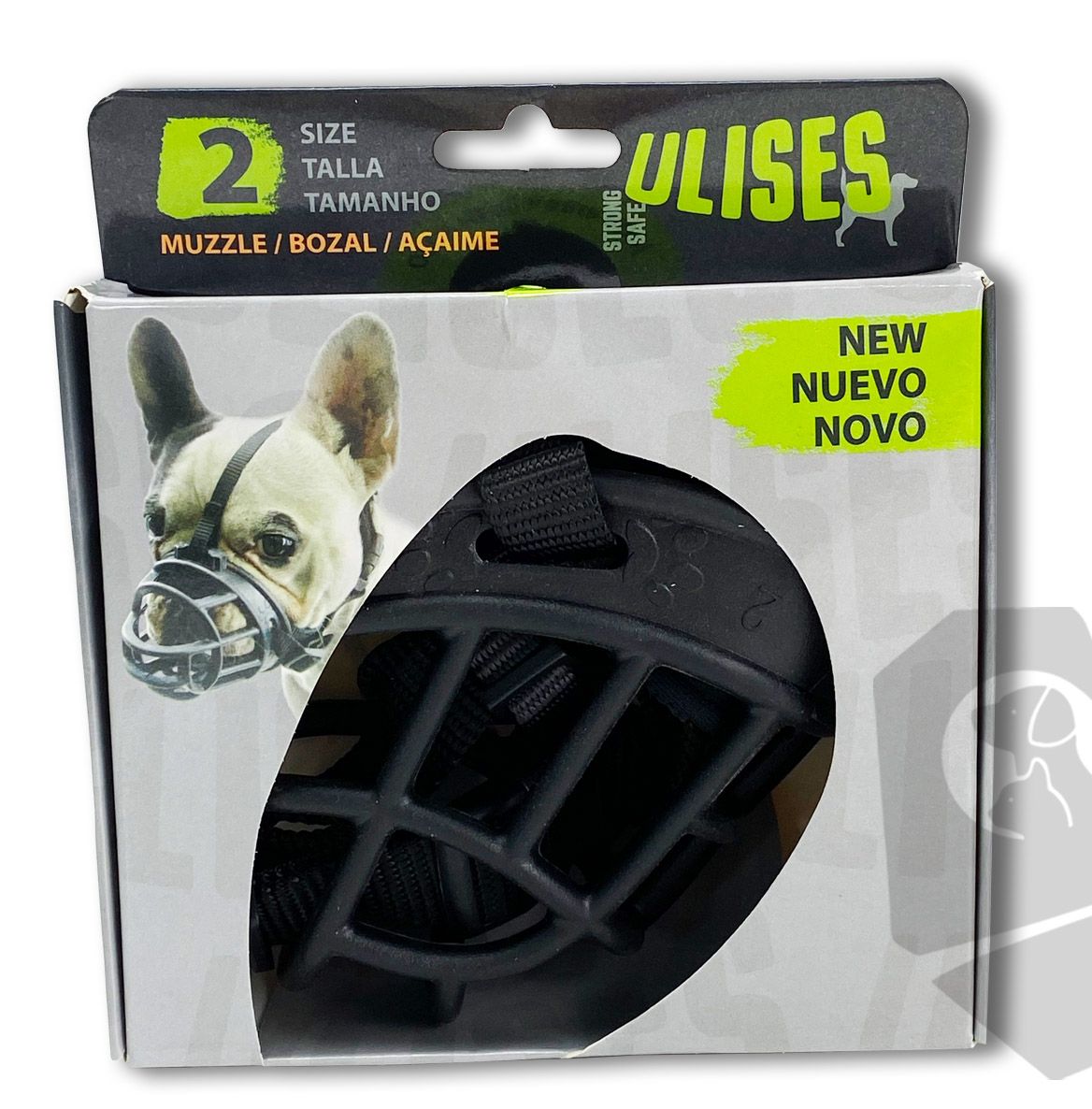Muselière chien élastique en silicone