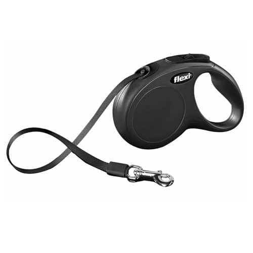 Laisse enrouleur Flexi Compact à sangle, taille 2 (S)