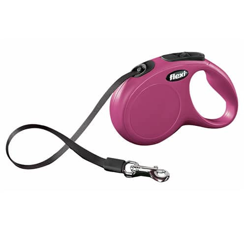 Laisse enrouleur Flexi Compact à sangle, taille 1 (XS)