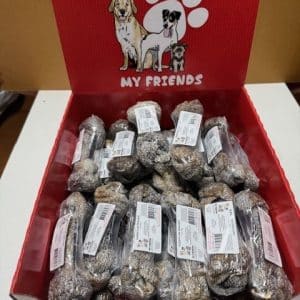Os noués en poisson pour chien