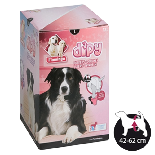 Couche pour chienne Dipy, taille 5 (L)