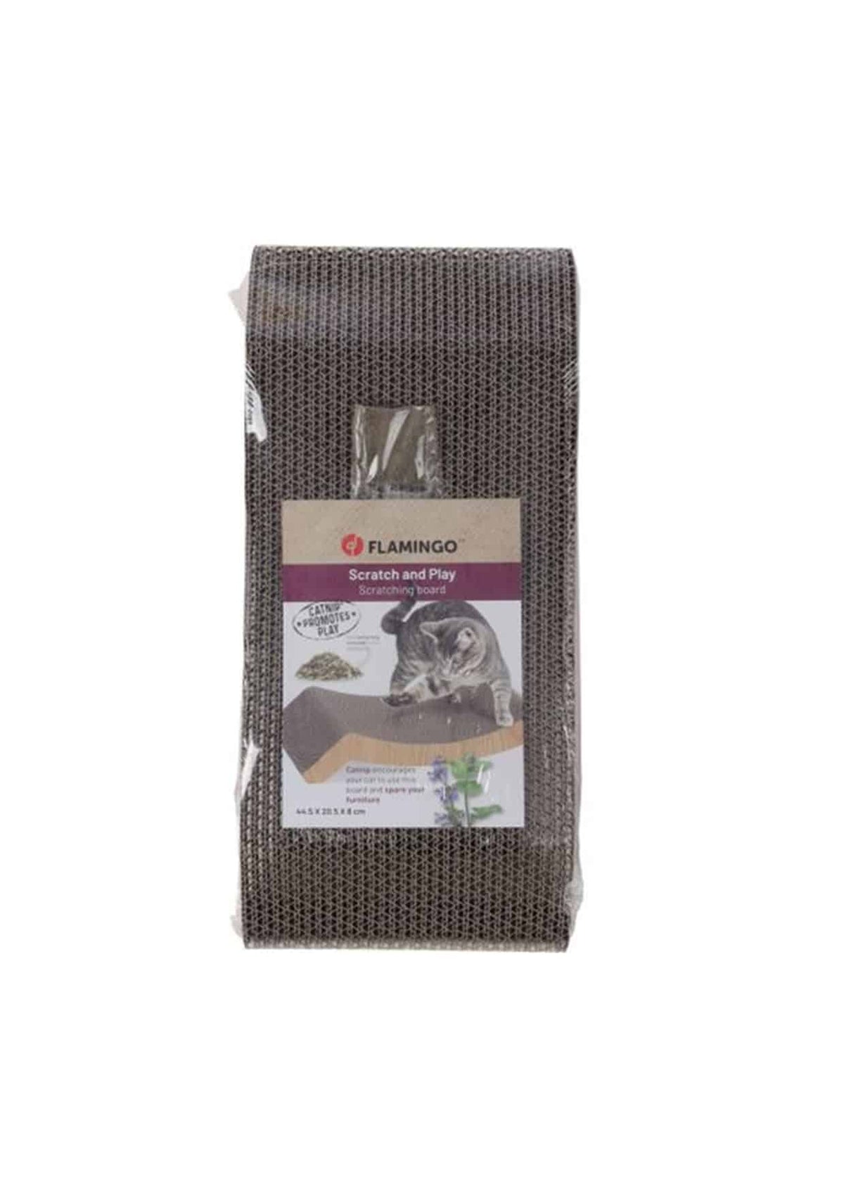 Griffoir en carton Wiski marron pour chat – image 2