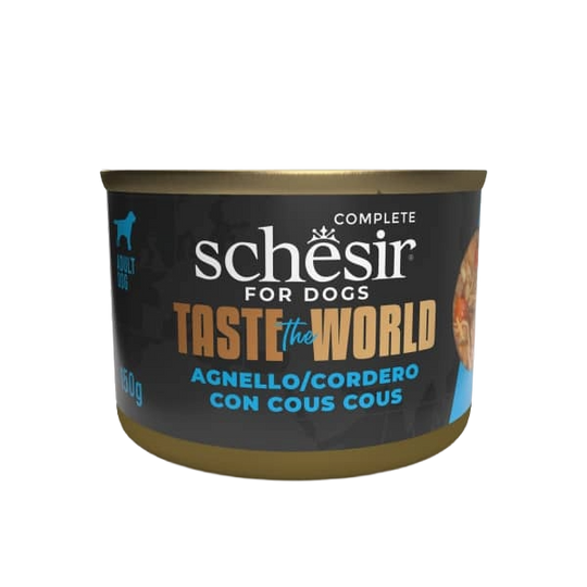 Pâtée chien Schesir agneau avec couscous, 150 g