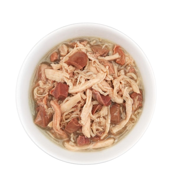 Pâtée chat Schesir After Dark poulet avec canard, 80 g