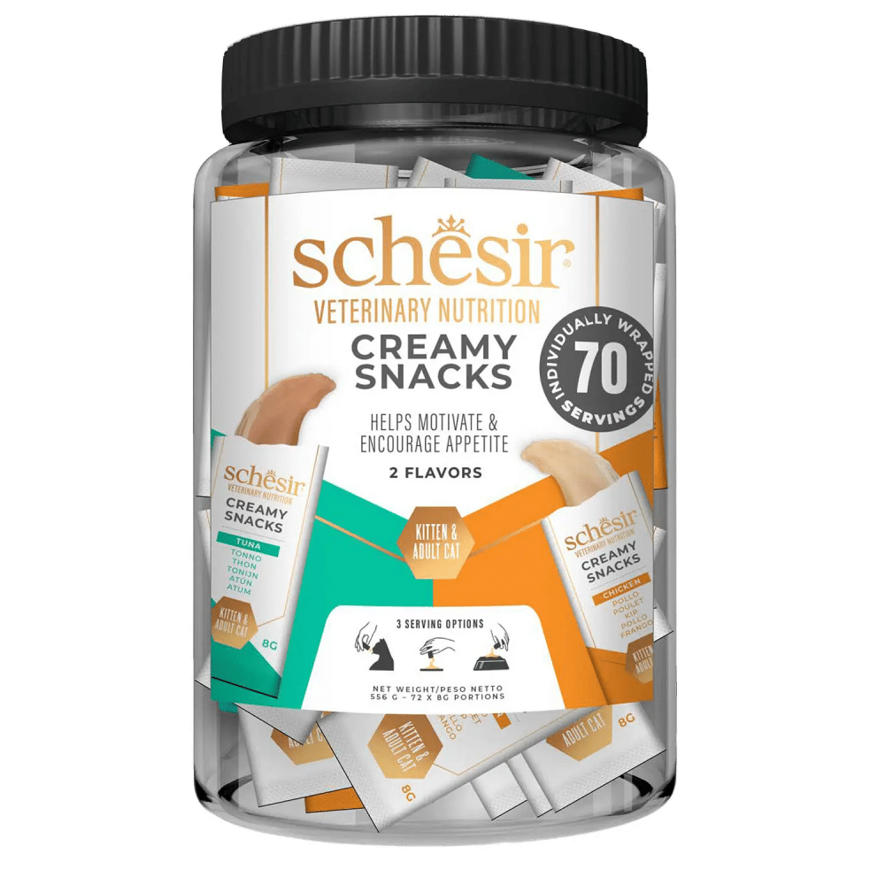 Schesir Veterinary Solutions friandise crémeuse pour chat, 70 × 8 g