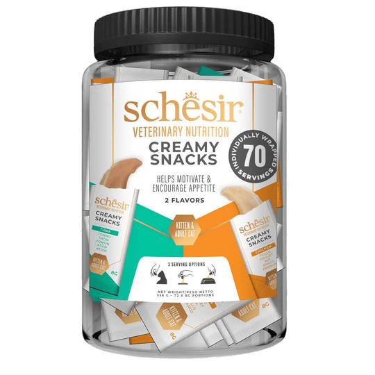 Schesir Veterinary Solutions friandise crémeuse pour chat, 70 × 8 g