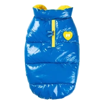 Doudoune pour chien FuzzYard Amor bleu cobalt