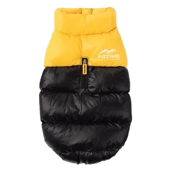 Manteau matelassé pour chien FuzzYard East Harlem jaune