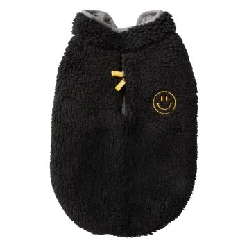 Manteau sherpa pour chien FuzzYard Basecamp noir