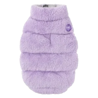 Manteau teddy pour chien FuzzYard The Vaucluse lilas