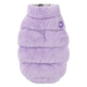 Manteau teddy pour chien FuzzYard The Vaucluse lilas