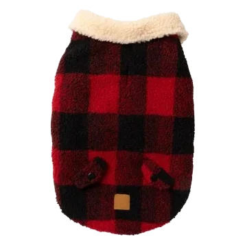 Manteau pour chien FuzzYard Lumberjack 25 rouge
