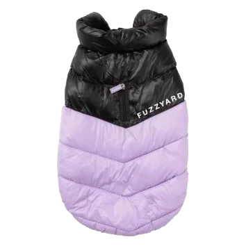Manteau matelassé pour chien FuzzYard South Harlem lilas