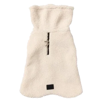 Manteau pour chien FuzzYard The Cosy col snood Eggshell