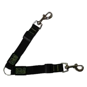 Coupleur de laisse chien Bub's, noir, T1 et T2