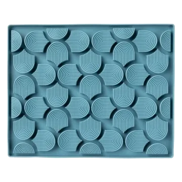 Tapis de léchage pour chien FuzzYard Life French Blue