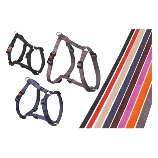 Harnais chien Art Sportiv Plus en nylon, 25 mm, tailles T1 à T4