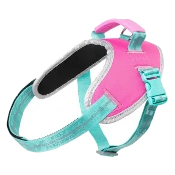 Harnais réfléchissant pour chien FuzzYard Flash Bubblegum