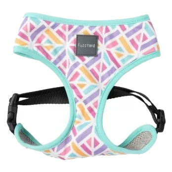 Harnais chien respirant FuzzYard Bubblegum Burst