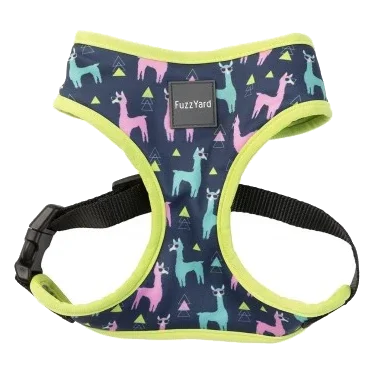 Harnais pour chien FuzzYard No Probllama en lycra respirant, taille XL