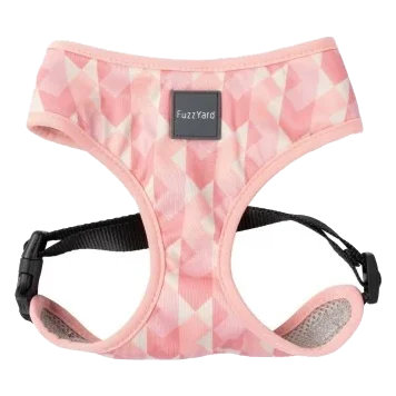 Harnais pour chien en lycra respirant FuzzYard Pink Lemonade