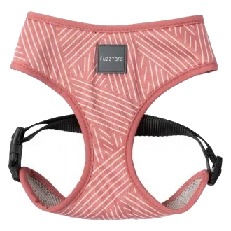Harnais pour chien en lycra respirant FuzzYard Thornbury Brick Red