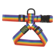 Harnais chien réglable Bub's Rainbow, 20 et 25 mm