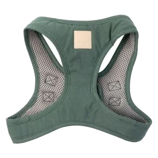 Harnais step-in pour chien en coton FuzzYard Life Myrtle Green