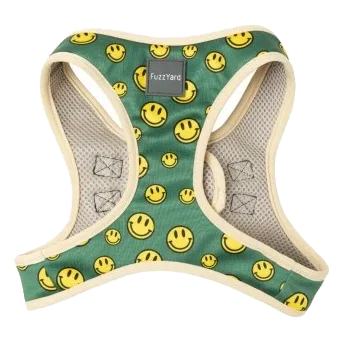Harnais step-in pour chien FuzzYard Biggie Smiles respirant