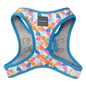 Harnais step-in pour chien FuzzYard Fresh Zest respirant et réfléchissant
