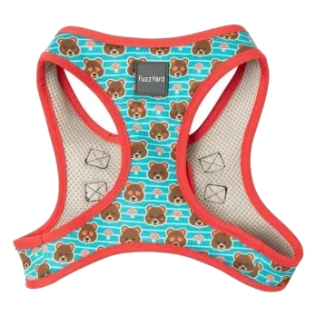 Harnais step-in pour chien FuzzYard Fuzz Bear respirant et réfléchissant