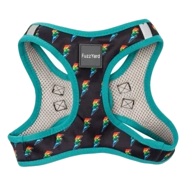 Harnais step-in pour chien FuzzYard Volt! respirant et réfléchissant