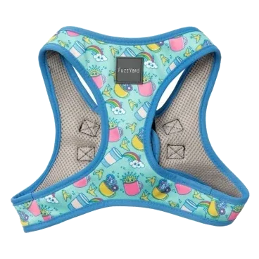 Harnais step-in pour chien FuzzYard Wakey Wakey respirant et réfléchissant