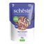 Pâtée chat Schesir thon avec bœuf, sachet 85 g