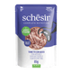 Pâtée chat Schesir thon avec bœuf, sachet 85 g