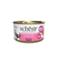 Pâtée chat Schesir thon avec jambon en bouillon, boîte 70 g