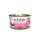 Pâtée chat Schesir thon avec jambon en bouillon, boîte 70 g