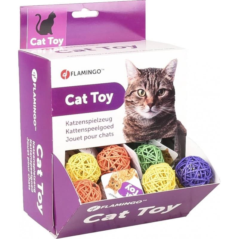 Balles ajourées 4 cm pour chat, présentoir de 40 – image 2
