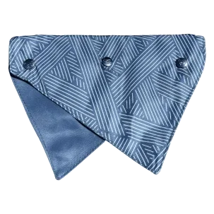 Bandana réversible pour chien FuzzYard Thornbury Aegean Blue M/L