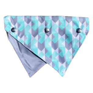 Bandana réversible pour chien FuzzYard Mint Fizz, taille M/L