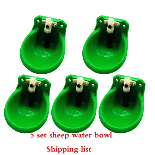 Abreuvoirs de 18 cm pour chevaux et bétail, lot de 5