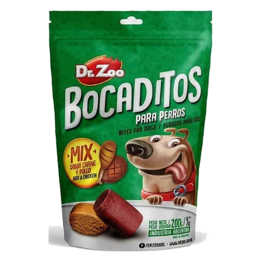 Bouchées mix Dr. Zoo, friandises pour chien, 50 g