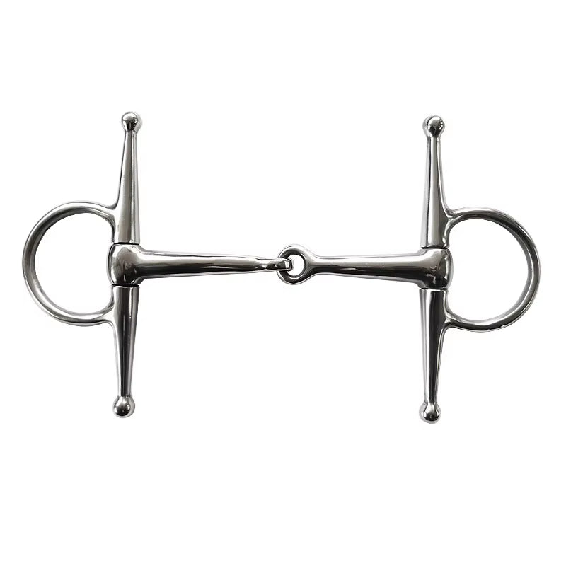 Mors à olives en acier inoxydable pour cheval – vue 2