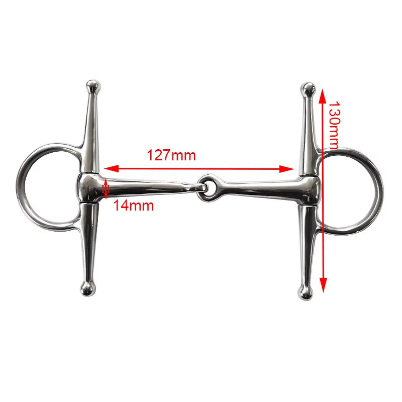 Mors à olives en acier inoxydable pour cheval