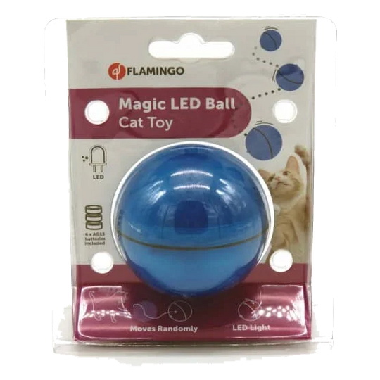 Balle magique électronique pour chat, bleue
