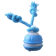Bola rodante con cuerdas para morder, para perros, recargable, azul - ZONLIDOOG