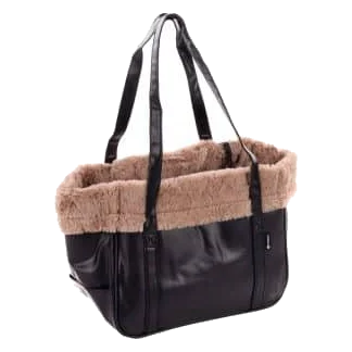 Sac de transport Armando noir Flamingo pour chien jusqu'à 6 kg