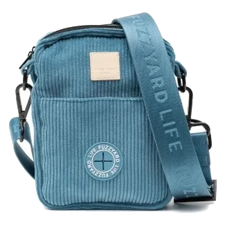 Sac de promenade pour chien en velours côtelé FuzzYard Life French Blue