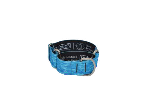 Collier martingale Bub's Aqua, 40 mm, taille S – image originale