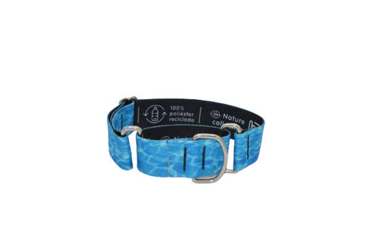 Collier martingale Bub's Aqua, 40 mm, taille M – image originale